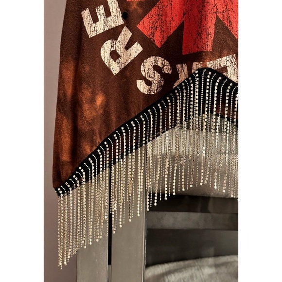 Red Hot Chili Peppers Rhinestone Fringe Tank Top. Size Small. NWT - Picture 6 of 12